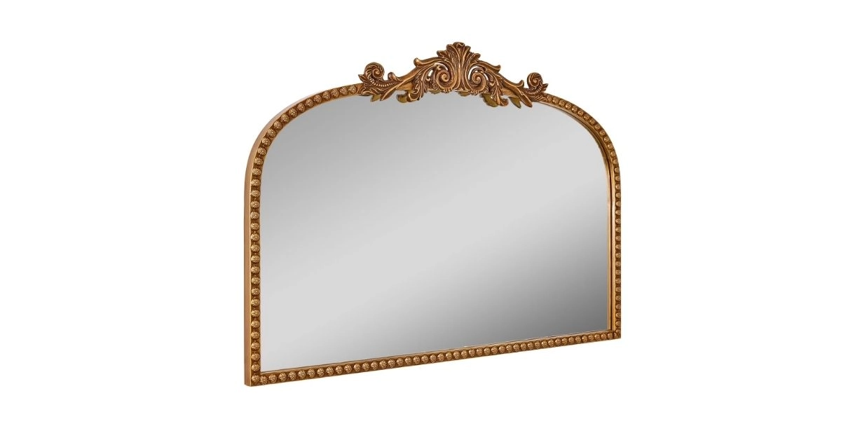 traditional mirror arch decor