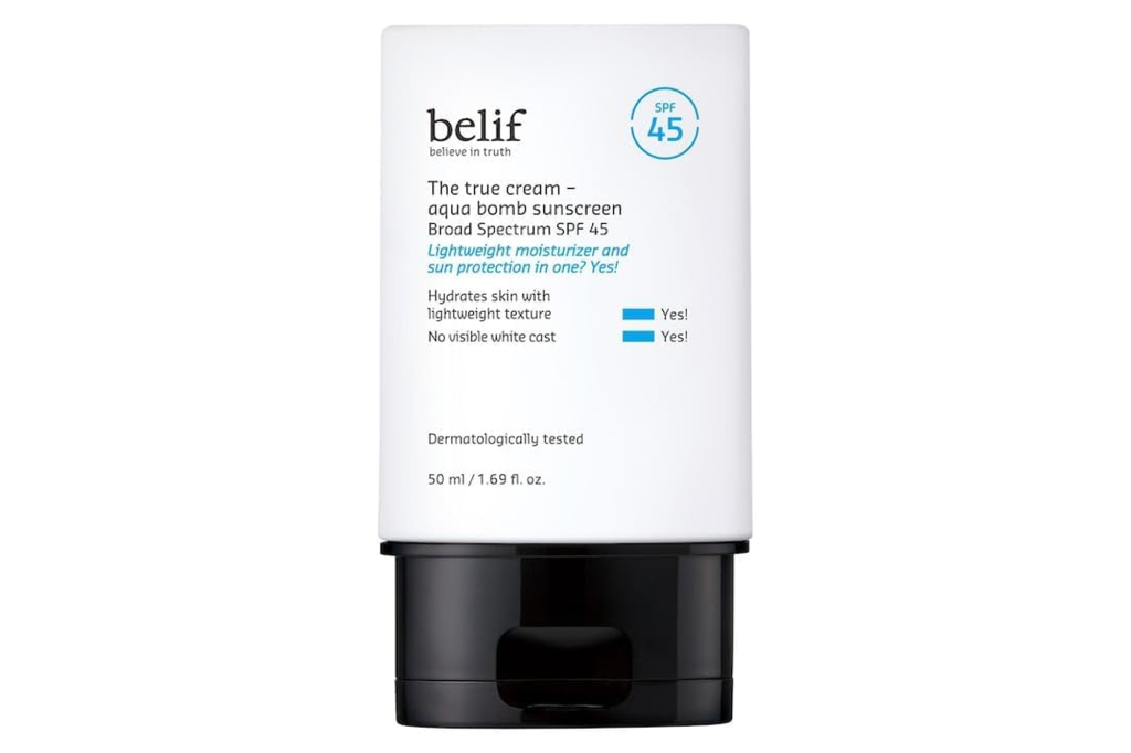 belf The True Cream Aqua Bomb Sunscreen SPF 45