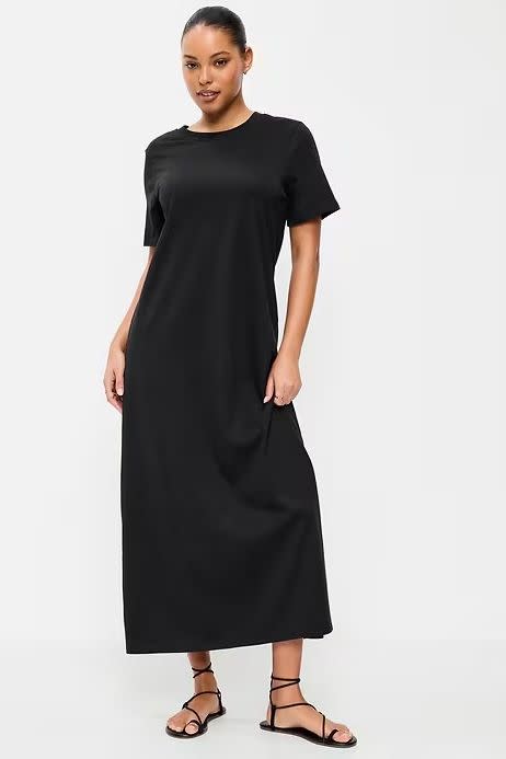 Old Navy Vintage Crew-Neck Maxi Dress