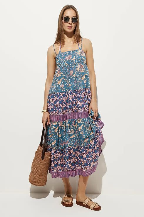 J. Crew Cotton Voile Tiered Sundress