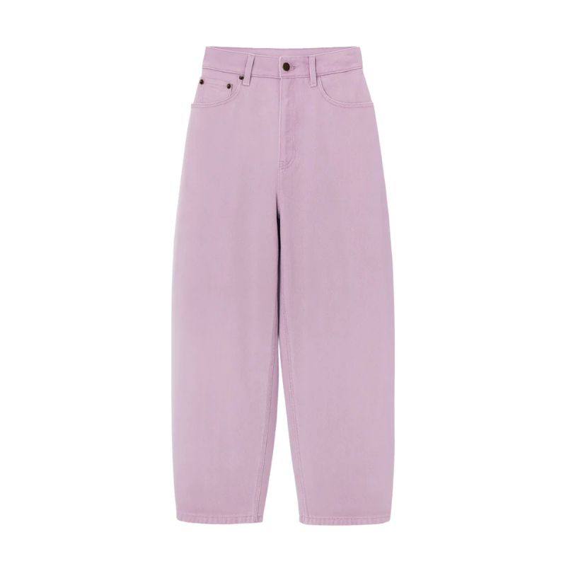 Pink Jeans, Mid Rise Barrel