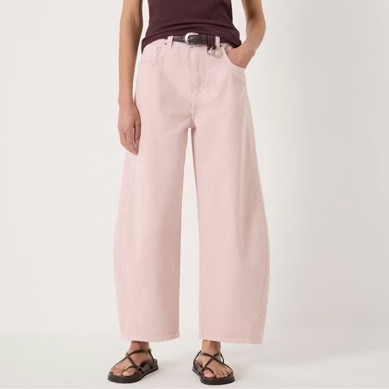 Hush, Cropped Bree Horseshoe Barrel Leg Jeans