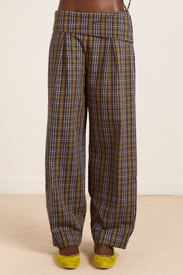 Fia Trousers - Multi Check