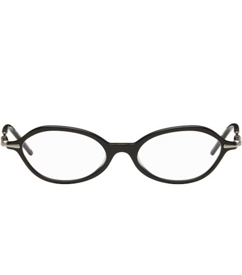 BONNIE CLYDE, Black and Silver Nisa Glasses