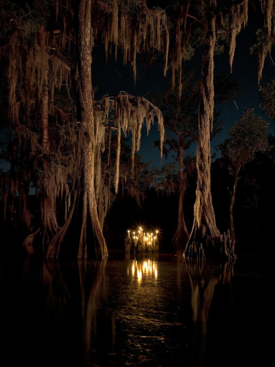 Frank Relle Captures Enigmatic Louisiana Swamplands in Nightly Photos