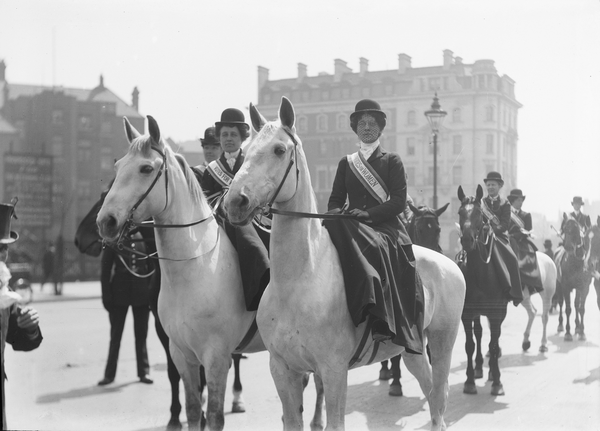 Suffrage parade in London