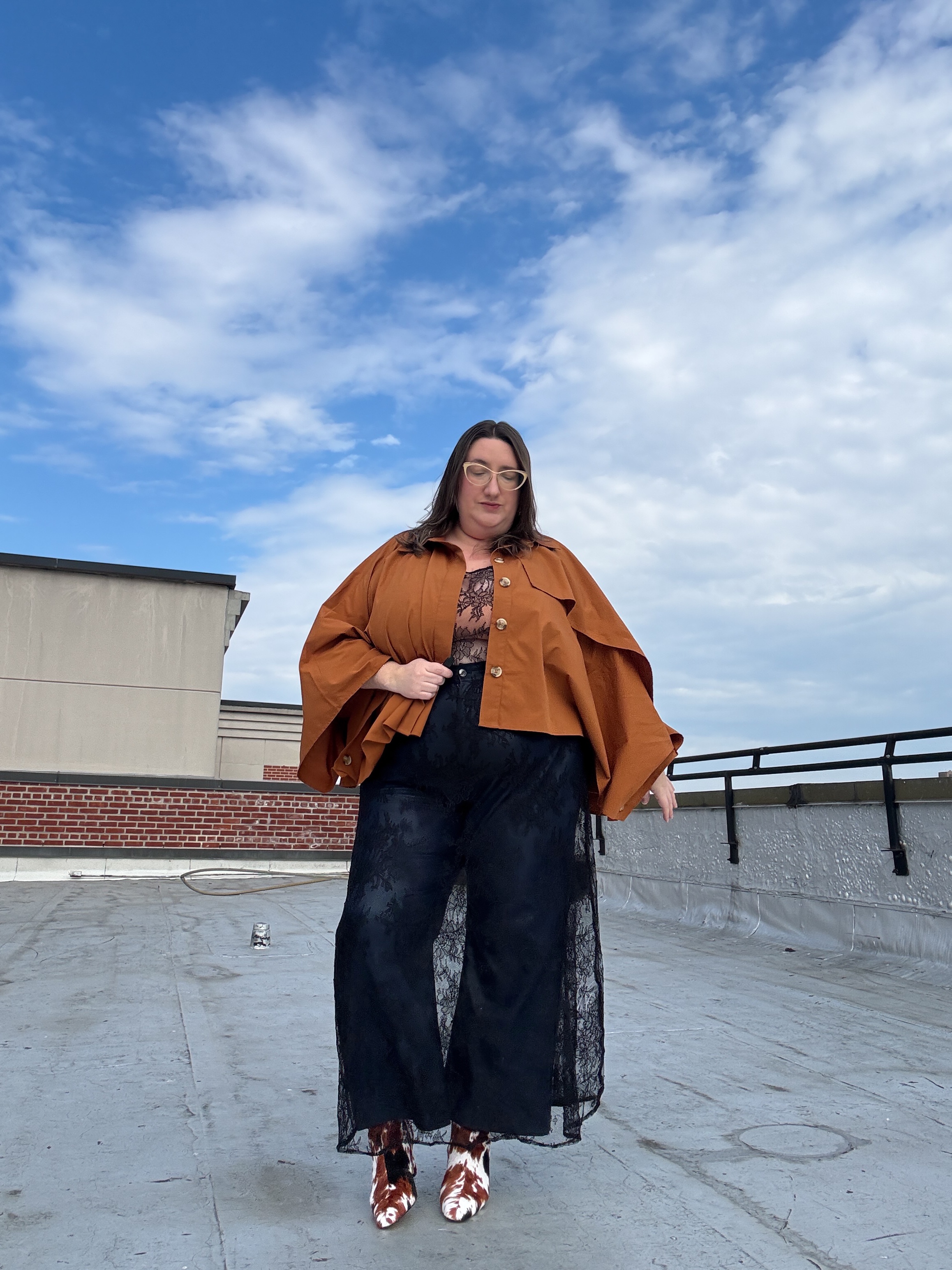 Sarah Chiwaya designs leather, lace and animal print styles