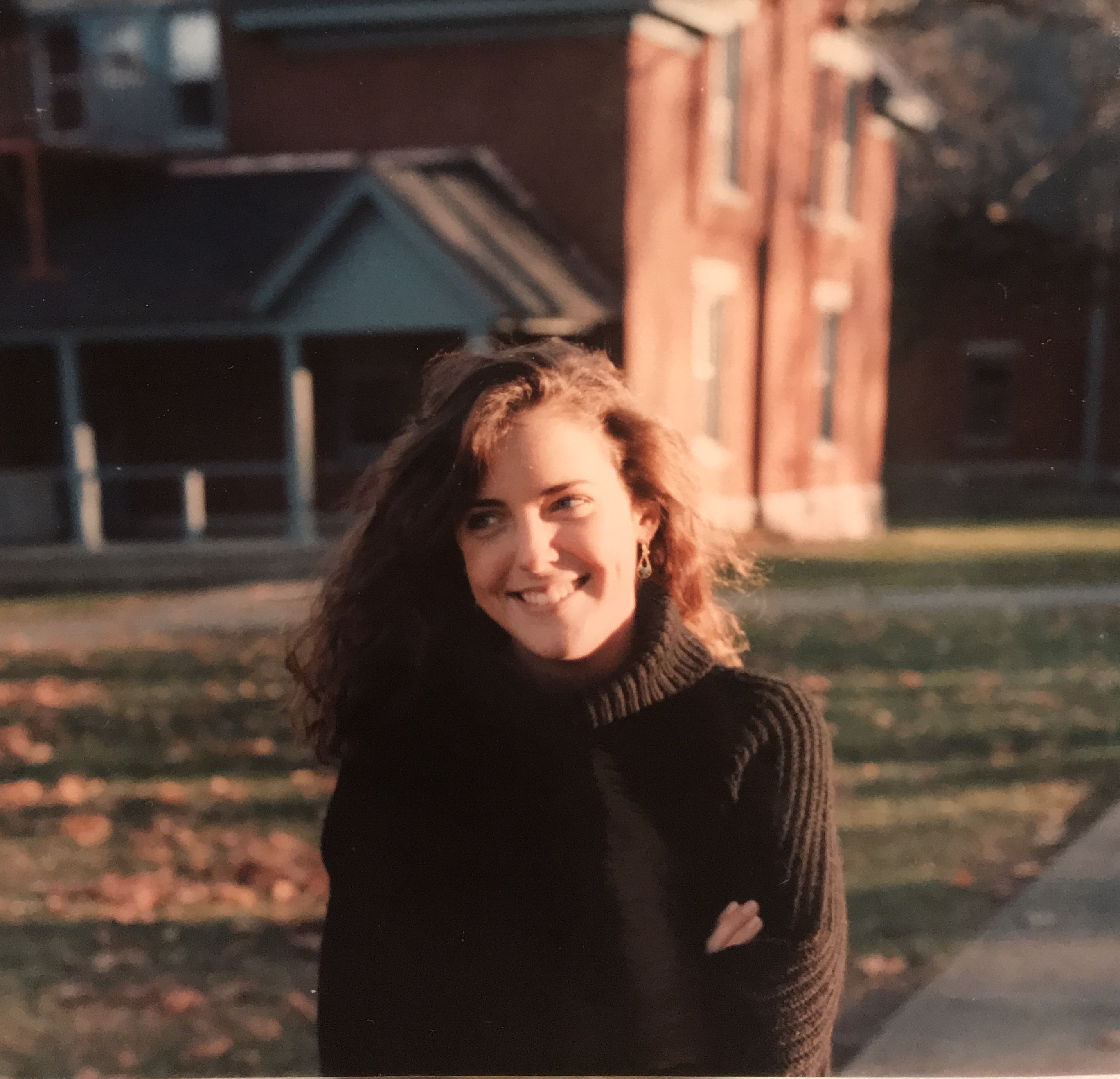 Larissa Mills in the 1980s before she had breast augmentation