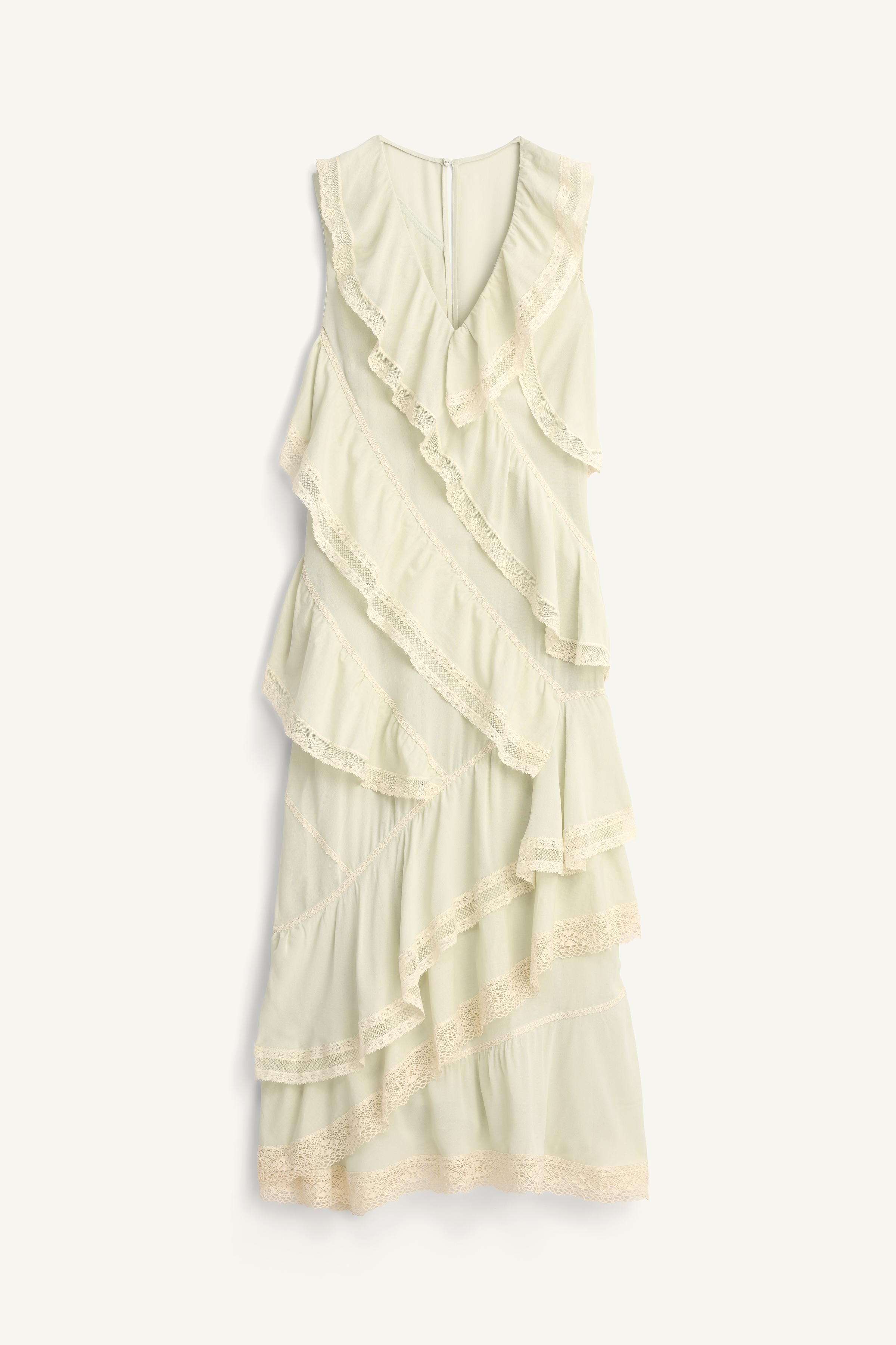 Limited Lace Ruffle Dress