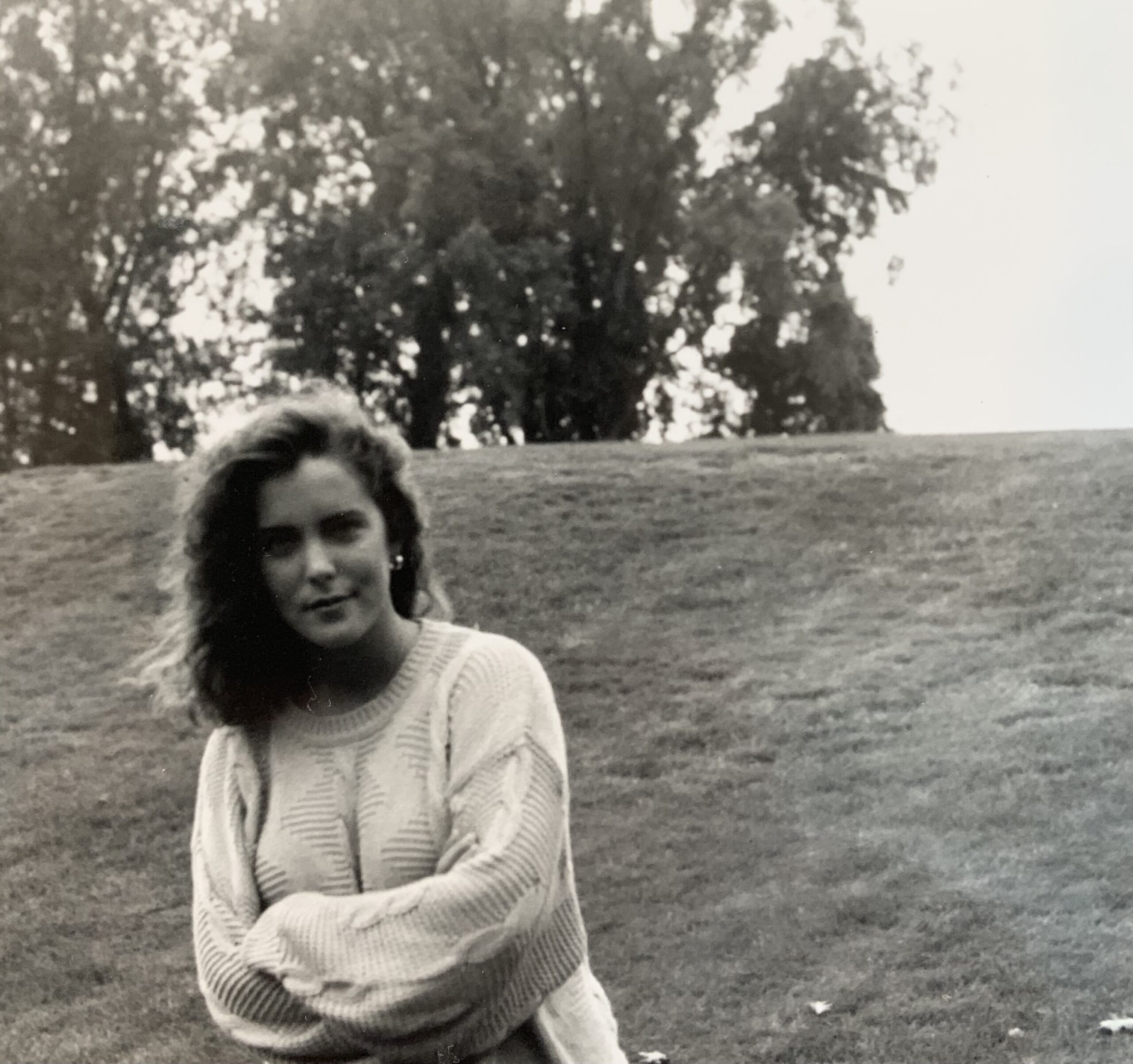 Larissa Mills in the 1980s before she had breast augmentation